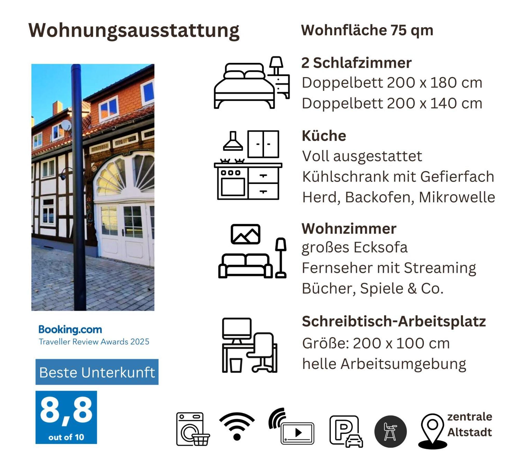 'Bright 1' Innenstadtlage, Ruhige, Schoene, Helle 3Zkb Wlan Herford Exterior foto